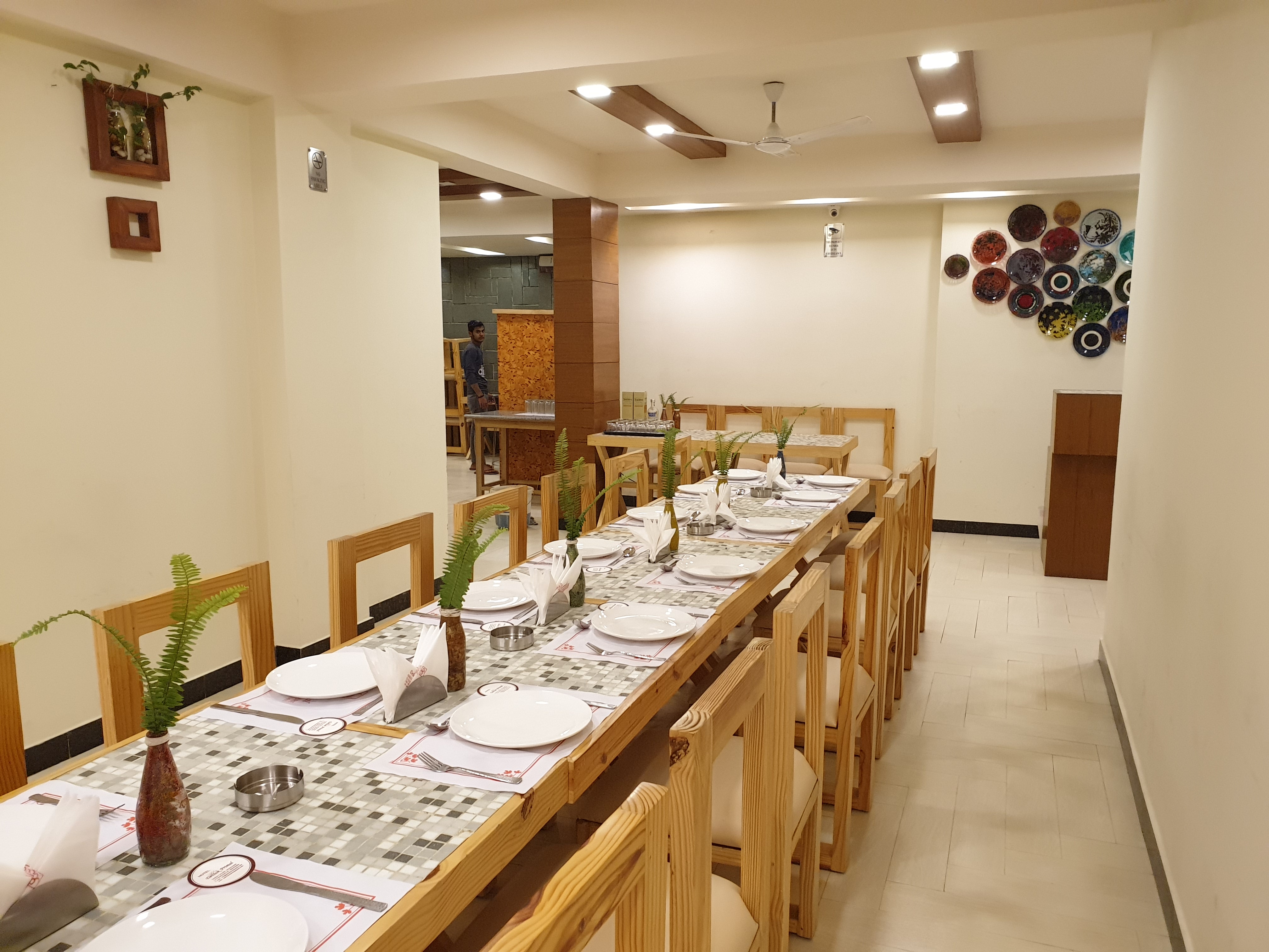 Dining table setup